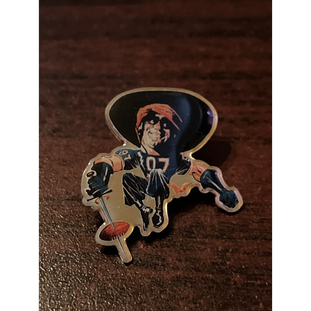 Vintage Coca-Cola NFL Monsters Of The Gridiron Chris‎ “Zorro” Zorich Pin